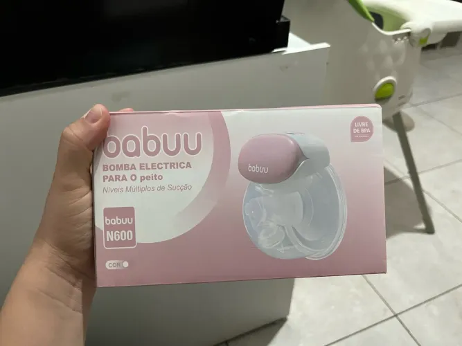 Bomba elétrica de tirar leite Babuu N600