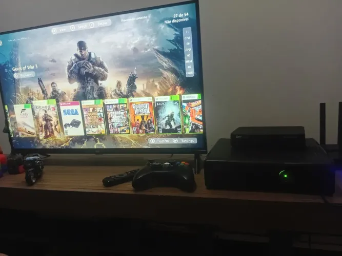 Xbox 360 destravado com hd