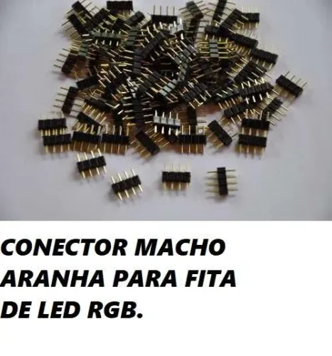 20x Conectores Aranha para Fita Led