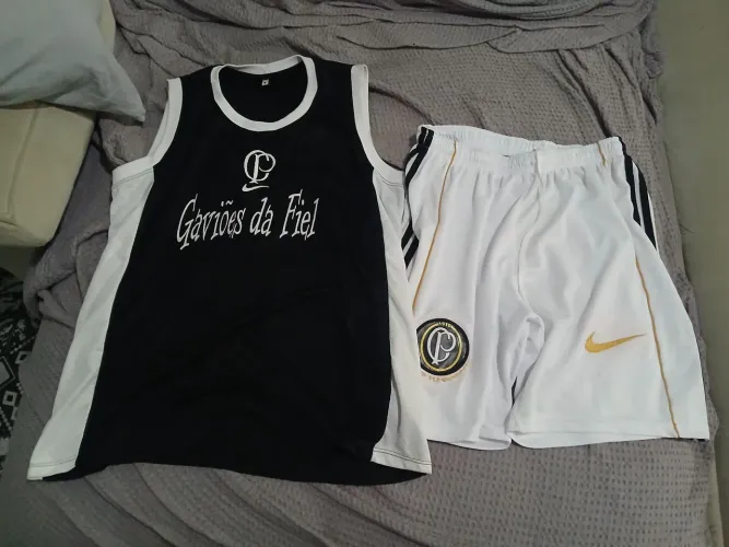 Kit regata e short Corinthians