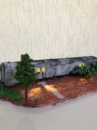 Vagão passageiro exposição Fratesch 