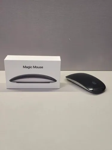 Magic Mouse Apple 2 Preto - Superfície Multi-Touch