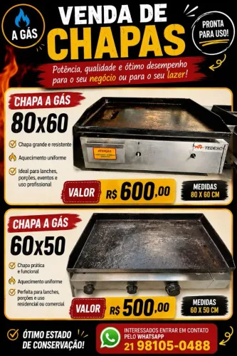 Chapas a gás