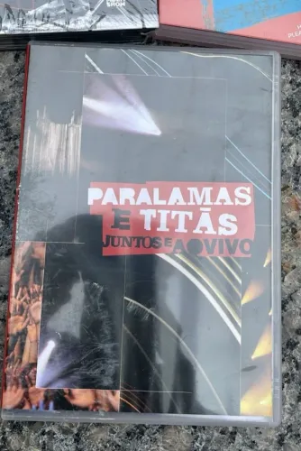 *LACRADO* Dvd paralamas e titãs juntos e ao vivo