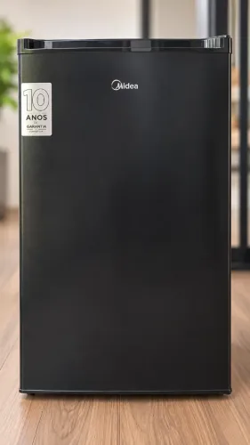 Frigobar Midea Black Edition 124L 220V Preto MRC12B2-B - Usado