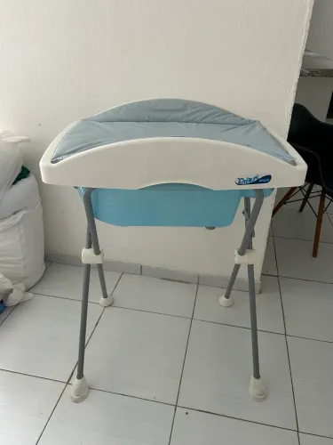 Banheira com trocador 