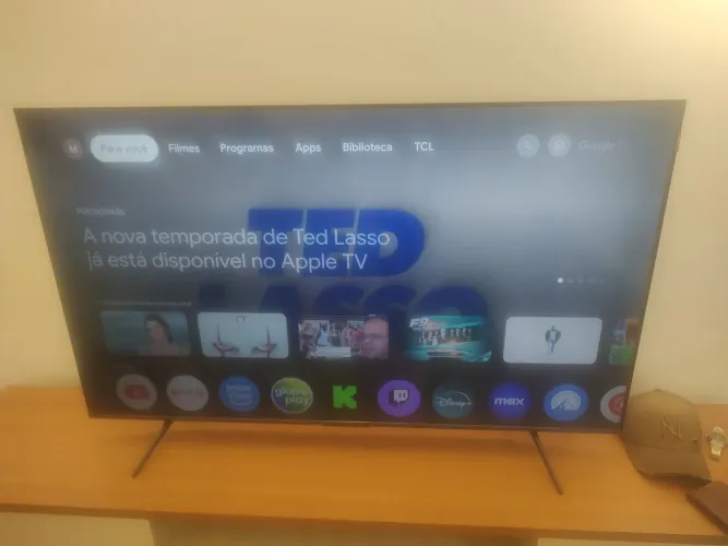 TV TCL 55 polegadas QLED 55c655 praticamente nova!