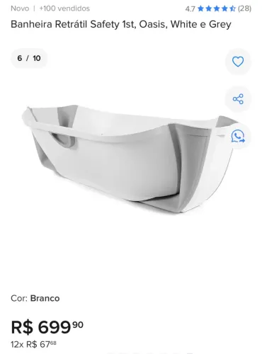 Banheira para criança