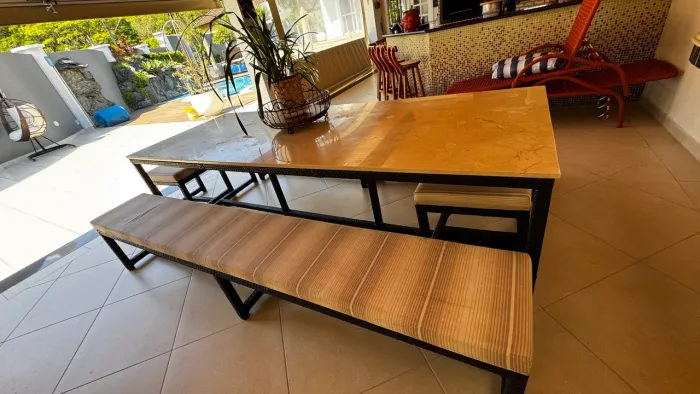 Mesa churrasqueira