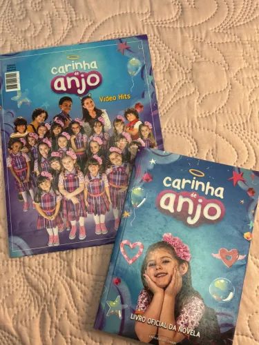 Livro carinha de anjo + pôster