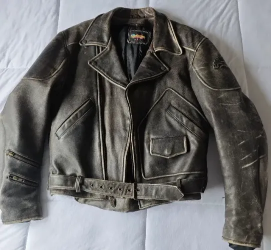 Jaqueta Biker EASY RIDER USA | Couro Legítimo | entrega em mãos (HarleyDavidson)