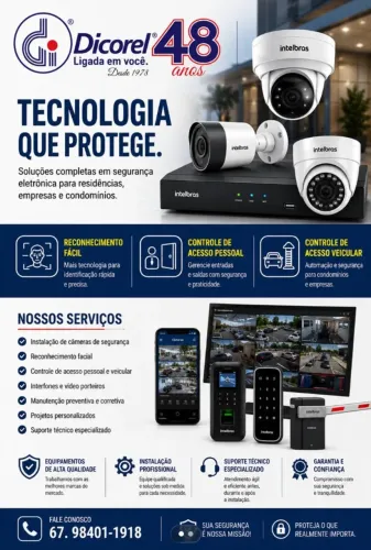 Serviço de instalação de câmeras