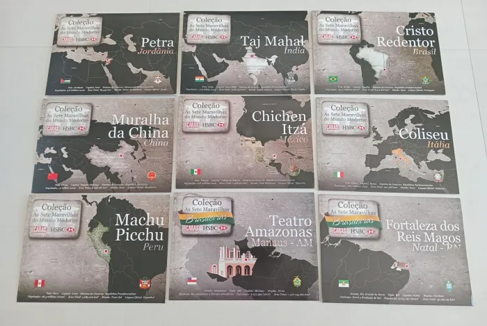 Coleção Caras 7 Maravilhas Do Mundo Moderno + 2