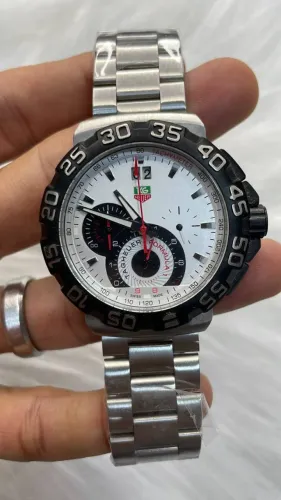 Relógio Tag H Quartzo Fundo Rosqueado Todo funcional Caixa de 44mm