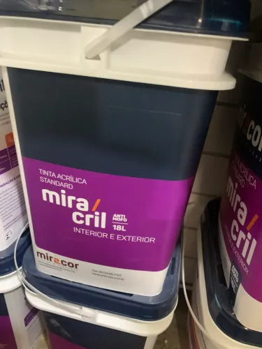 Tinta acrílica 18 litros azul tricô