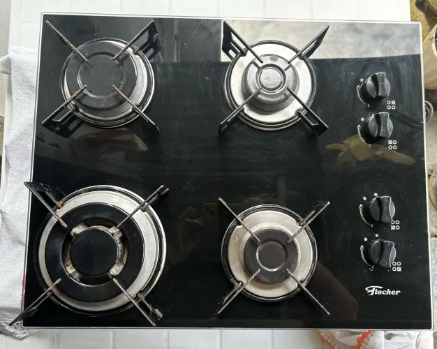 Cooktop Fisher 4 bocas tripla chama