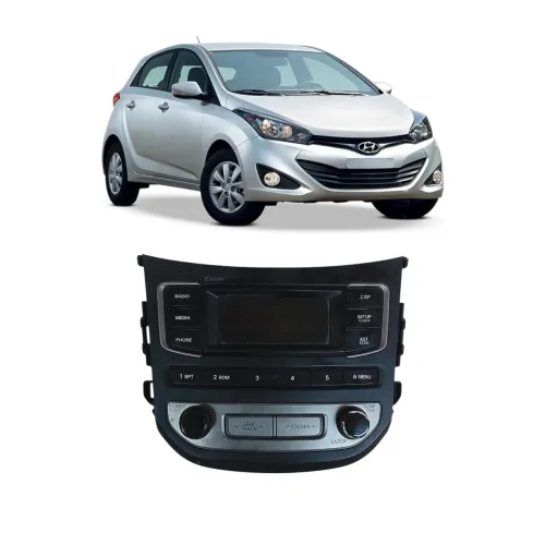 comando rádio Hyundai HB20 2015 2016
