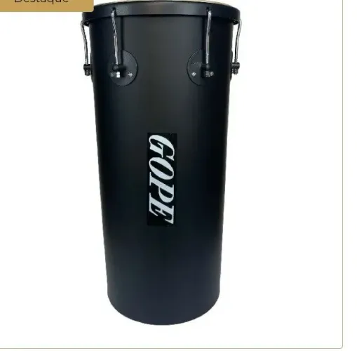 REBOLO GOPE 55CMX11" PRETO COM PELE ANIMAL