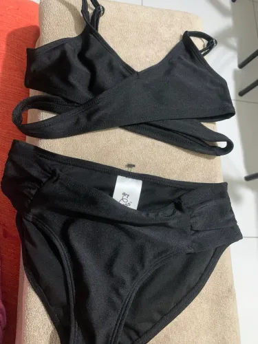 Biquíni infantil preto 