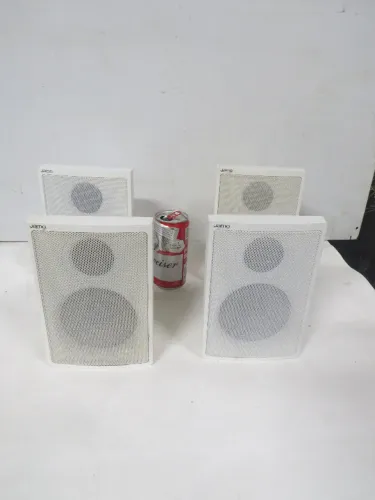 4 caixas de som jamo outdoor indoor area externa resistente a agua
