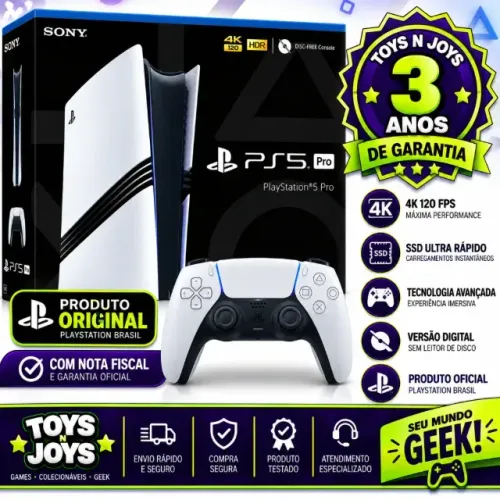 PlayStation 5 PRO 2TB NOVO LACRADO + 03 Anos de Garantia