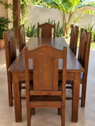 VENDO MESA DE ANGELIM-PEDRA - 6 LUGARES
