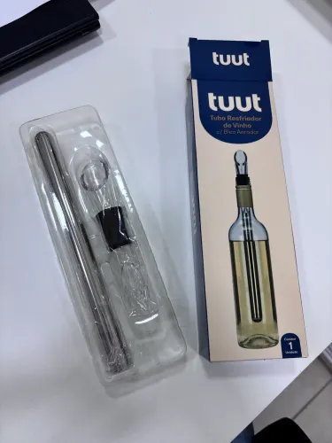 Tubo resfriador de vinho com bico aerador - Tuut