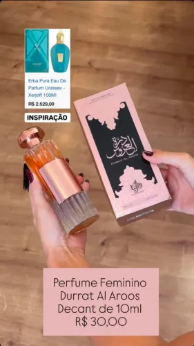 Perfume Importado Árabe Feminino Durrat Al Aroos