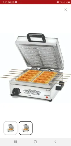 Crepeira elétrica.