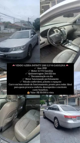 Hyundai Azera GLS 3.3 V6 24V 4P Aut. 2010