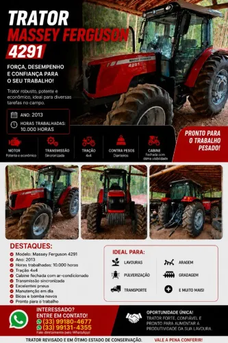 Tratores a venda