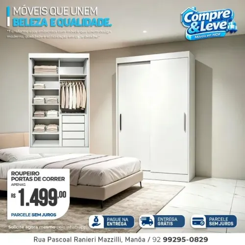 Roupeiro entrega em 24h