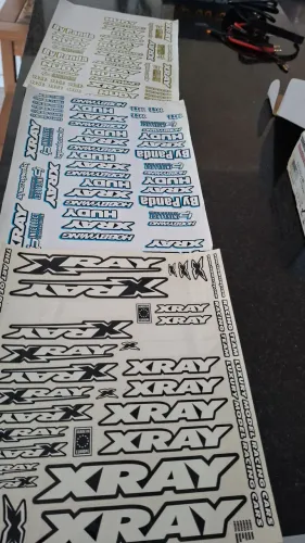 CARTELA ADESIVO AUTOMODELO XRAY