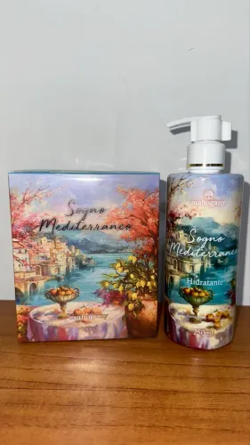 Sogno Mediterrâneo Mahogany Kit Perfume e Hidratante Lacrados