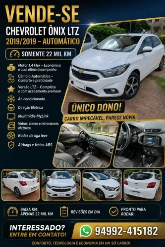 Chevrolet Onix Hatch LTZ 1.4 8V Flex Aut. 4P 2019