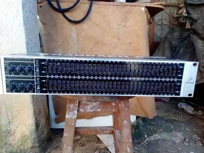 equalizador behringer stereo 31 bandas troco aparelhos d som vintage