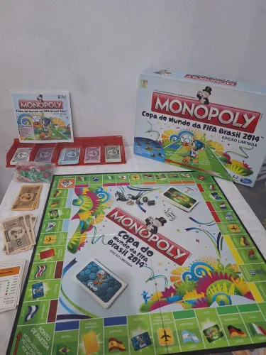 Jogo de tabuleiro Monopoly edição limitada copa do mundo Fifa Brasil 2014