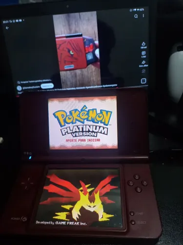 Nintendo dsi xl mais cartão r4