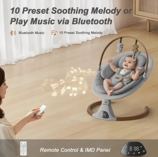 Cadeirinha de bebê elétrica (Baby swing)