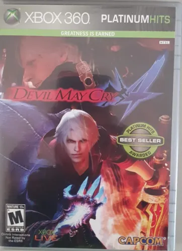 Devil May Cry 4 - Jogo Xbox 360 Usado - Original - Platinum Hits