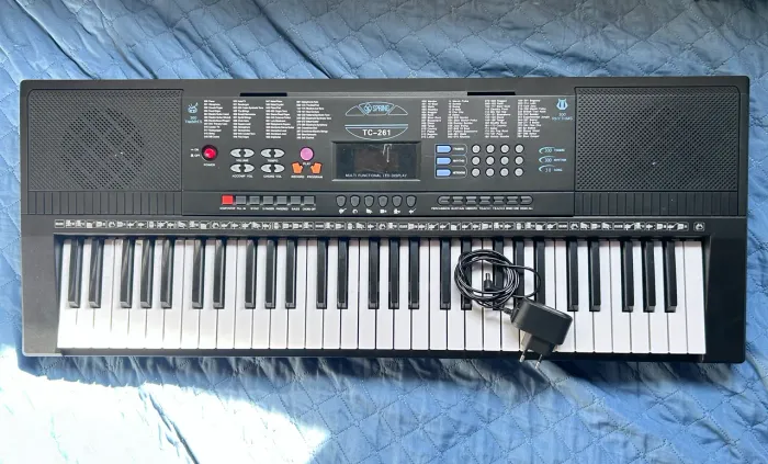 Teclado Musical Spring Tc-261 61 Teclas Preto