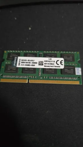 Memória ddr3 8gb 1600mhz