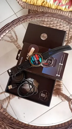 Smartwatch Zeblaze Stratos 3 Pro - GPS Integrado Chamadas Bluetooth