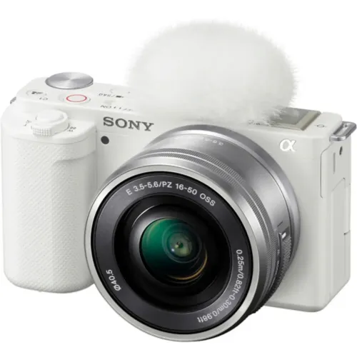  Camera Sony Zv-E10 4k Branca kit com Lente 16-50 