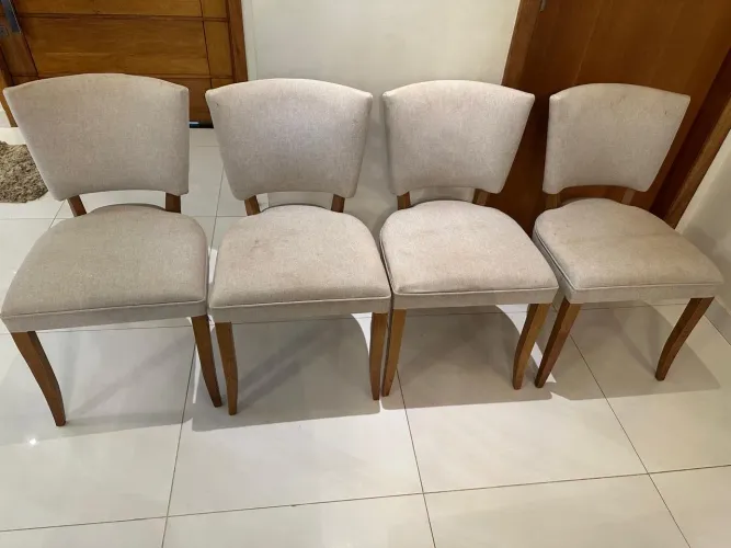 Conjunto 4 Cadeiras Bianca Casa Verde Móveis - Ótimo Estado