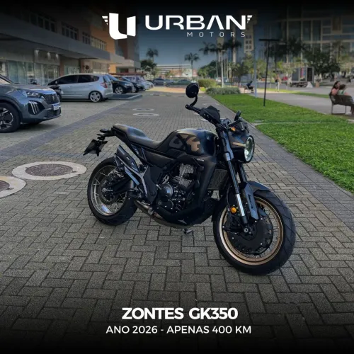 Zontes GK 350 - baixo km - impecável