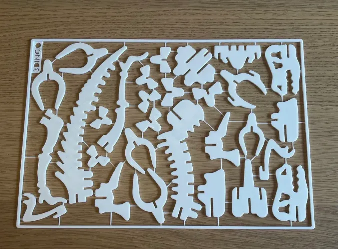 Cartão Quebra Cabeça 3D Dinossauro T-Rex