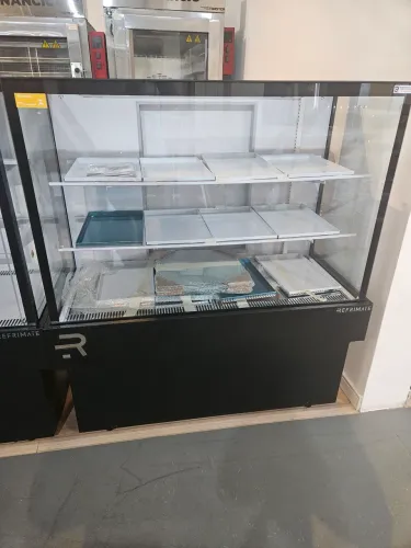 vitrine aquecida para salgados 1,10m