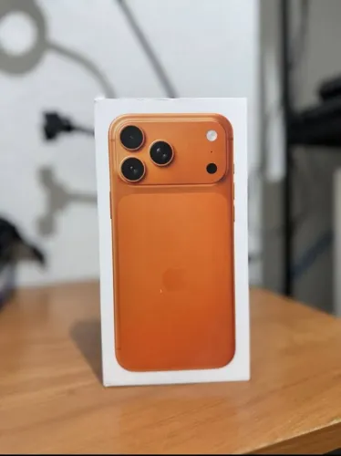 Iphone 17 Pro 256 Laranja,novo lacrado e com garantia de 1 ano apple, Loja Física 