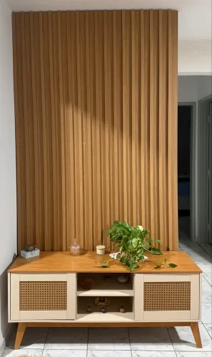 Painel Ripado em Placa 100% MDF 